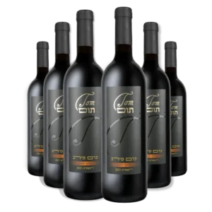 מארז בקבוקי יין קברנה סוביניון יקב תום – אדום יבש ישראלי מהרי בנימין